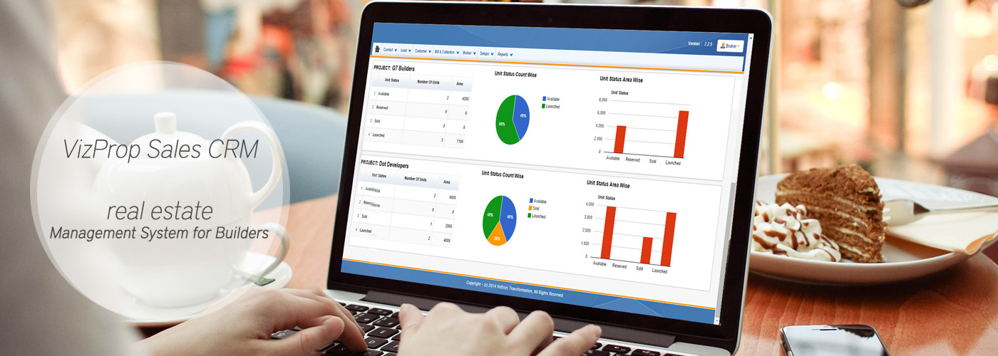 CRM Dashboard Screen